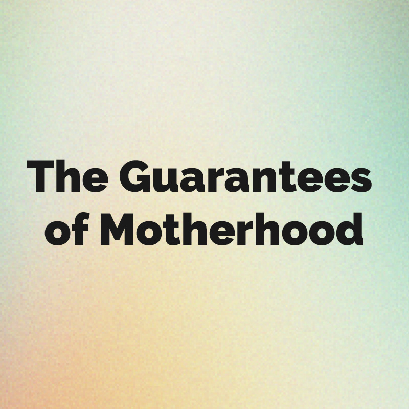 The Guarantees of Motherhood